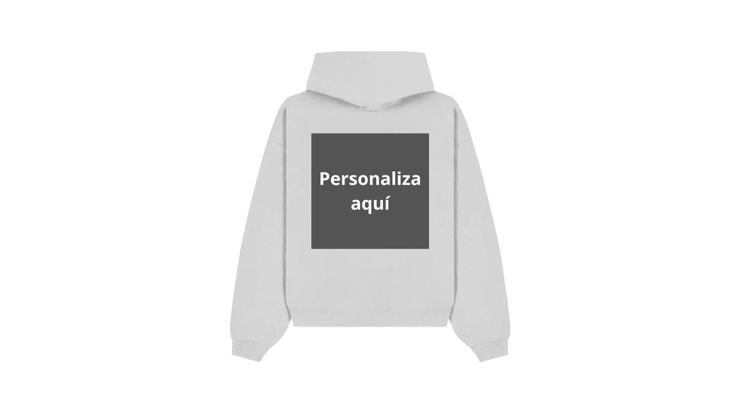 Sudadera con capucha 40cm X 30cm espalda