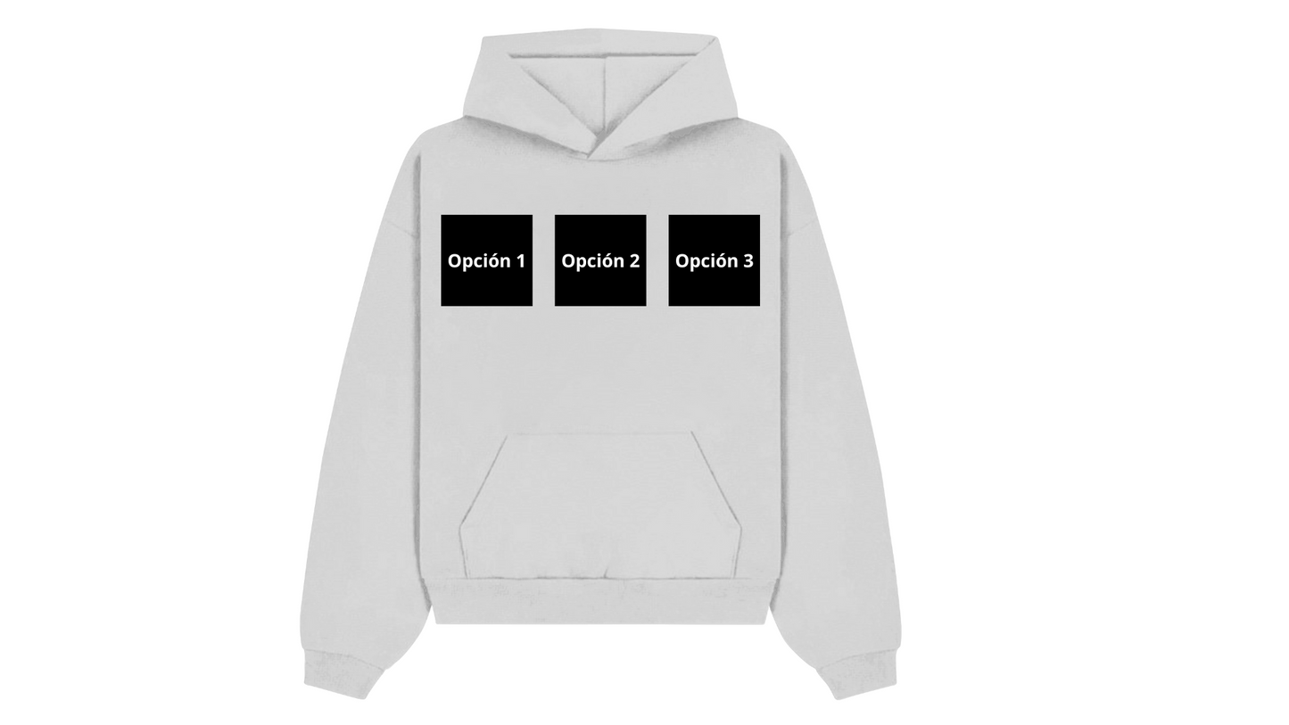 Sudadera con capucha 15cm X 15cm pecho frontal